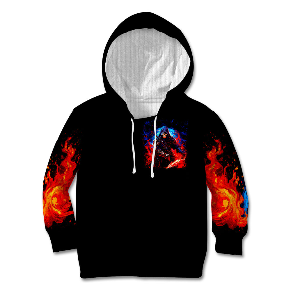 Death Skull Kid Hoodie Of Course I'm Going To Hell - Wonder Print Shop