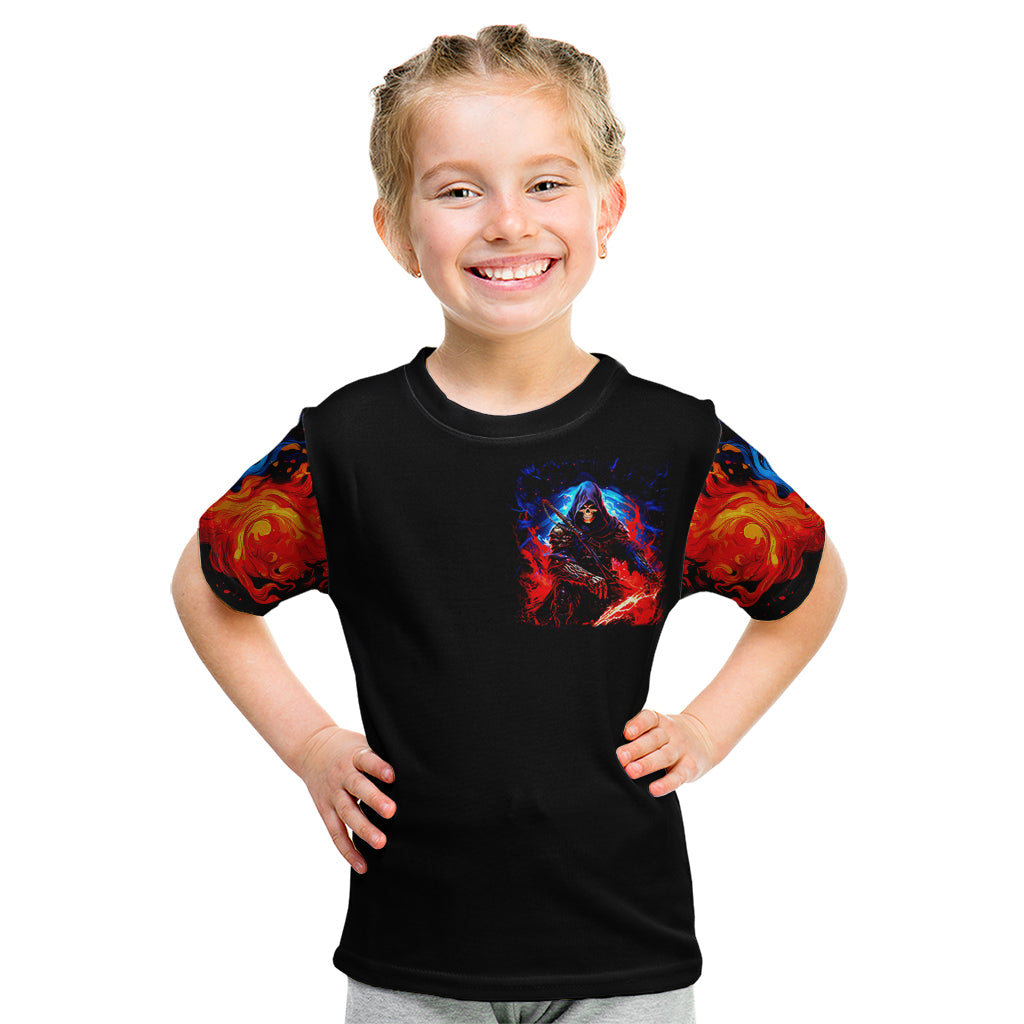 Death Skull Kid T Shirt Of Course I'm Going To Hell - Wonder Print Shop