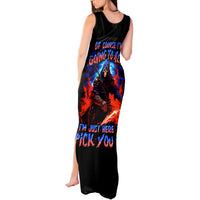 Death Skull Tank Maxi Dress Of Course I'm Going To Hell - Wonder Print Shop