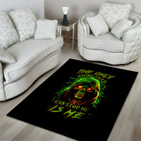 Fire Death Skull Area Rug The Only Thing That Can Stop Is Me - Wonder Print Shop