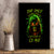 Fire Death Skull Canvas Wall Art The Only Thing That Can Stop Is Me - Wonder Print Shop