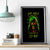 Fire Death Skull Canvas Wall Art The Only Thing That Can Stop Is Me - Wonder Print Shop