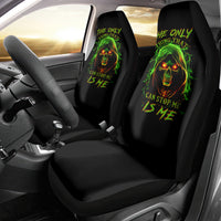 Fire Death Skull Car Seat Cover The Only Thing That Can Stop Is Me - Wonder Print Shop