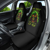 Fire Death Skull Car Seat Cover The Only Thing That Can Stop Is Me - Wonder Print Shop
