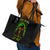 Fire Death Skull Leather Tote Bag The Only Thing That Can Stop Is Me - Wonder Print Shop