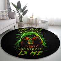 fire-death-skull-round-carpet-the-only-thing-that-can-stop-is-me