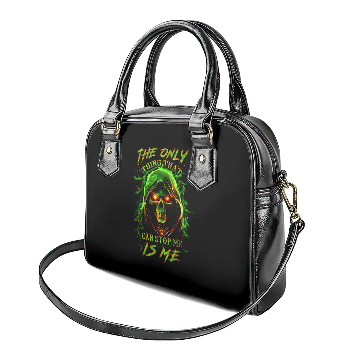 fire-death-skull-shoulder-handbag-the-only-thing-that-can-stop-is-me