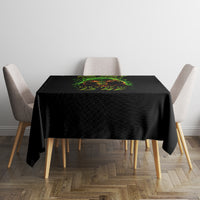 Fire Death Skull Tablecloth The Only Thing That Can Stop Is Me - Wonder Print Shop