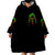 Fire Death Skull Wearable Blanket Hoodie The Only Thing That Can Stop Is Me - Wonder Print Shop