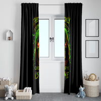 Fire Death Skull Window Curtain The Only Thing That Can Stop Is Me - Wonder Print Shop