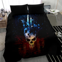 Vintage Skull Bedding Set American Skull Vintage - Wonder Print Shop