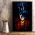 Vintage Skull Canvas Wall Art American Skull Vintage - Wonder Print Shop