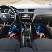 Vintage Skull Car Mats American Skull Vintage - Wonder Print Shop