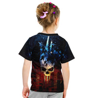 Vintage Skull Kid T Shirt American Skull Vintage - Wonder Print Shop