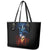 Vintage Skull Leather Tote Bag American Skull Vintage - Wonder Print Shop