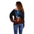 Vintage Skull Off Shoulder Sweater American Skull Vintage - Wonder Print Shop