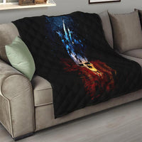 Vintage Skull Quilt American Skull Vintage - Wonder Print Shop