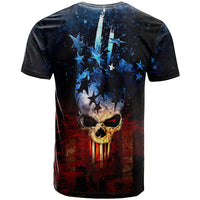 Vintage Skull T Shirt American Skull Vintage - Wonder Print Shop