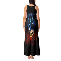 Vintage Skull Tank Maxi Dress American Skull Vintage - Wonder Print Shop