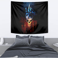 Vintage Skull Tapestry American Skull Vintage - Wonder Print Shop