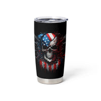 Vintage Skull Tumbler Cup American Skull Vintage - Wonder Print Shop
