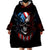 Vintage Skull Wearable Blanket Hoodie American Skull Vintage - Wonder Print Shop