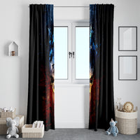 Vintage Skull Window Curtain American Skull Vintage - Wonder Print Shop