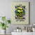 Flower Skull Canvas Wall Art Iam Who Iam Your Approval Isn't Need - Wonder Print Shop