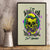 Flower Skull Canvas Wall Art Iam Who Iam Your Approval Isn't Need - Wonder Print Shop