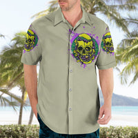 Flower Skull Hawaiian Shirt Iam Who Iam Your Approval Isn't Need - Wonder Print Shop