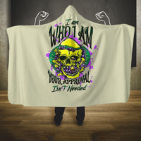 flower-skull-hooded-blanket-iam-who-iam-your-approval-isnt-need