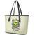 Flower Skull Leather Tote Bag Iam Who Iam Your Approval Isn't Need - Wonder Print Shop
