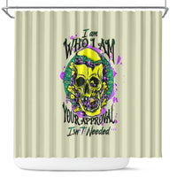 flower-skull-shower-curtain-iam-who-iam-your-approval-isnt-need