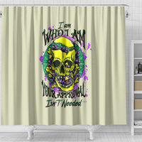 flower-skull-shower-curtain-iam-who-iam-your-approval-isnt-need