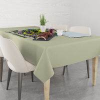 Flower Skull Tablecloth Iam Who Iam Your Approval Isn't Need - Wonder Print Shop