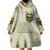 Flower Skull Wearable Blanket Hoodie Iam Who Iam Your Approval Isn't Need - Wonder Print Shop