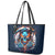 Reaper Skull Leather Tote Bag My Give A Fuck Is Broken But My Go Fuck Yourself Is Fully Functional - Wonder Print Shop