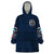 Reaper Skull Wearable Blanket Hoodie My Give A Fuck Is Broken But My Go Fuck Yourself Is Fully Functional - Wonder Print Shop
