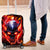 Flame Skull Luggage Cover I'm Never Alone My Demons Are With Me 24/7 - Wonder Print Shop