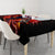Flame Skull Tablecloth I'm Never Alone My Demons Are With Me 24/7 - Wonder Print Shop