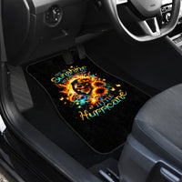 Sunflower Skull Car Mats She Is Sunshine Mixed With A Little Hurricane - Wonder Print Shop
