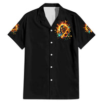 Sunflower Skull Family Matching Mermaid Dress and Hawaiian Shirt She Is Sunshine Mixed With A Little Hurricane - Wonder Print Shop