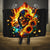Sunflower Skull Hooded Blanket She Is Sunshine Mixed With A Little Hurricane