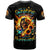 Sunflower Skull T Shirt She Is Sunshine Mixed With A Little Hurricane - Wonder Print Shop