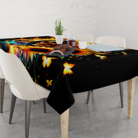 Sunflower Skull Tablecloth She Is Sunshine Mixed With A Little Hurricane - Wonder Print Shop