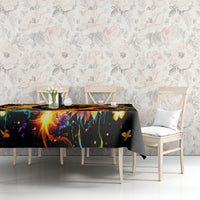 Sunflower Skull Tablecloth She Is Sunshine Mixed With A Little Hurricane - Wonder Print Shop