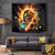 Sunflower Skull Tapestry She Is Sunshine Mixed With A Little Hurricane - Wonder Print Shop