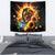 Sunflower Skull Tapestry She Is Sunshine Mixed With A Little Hurricane - Wonder Print Shop