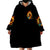 Sunflower Skull Wearable Blanket Hoodie She Is Sunshine Mixed With A Little Hurricane - Wonder Print Shop