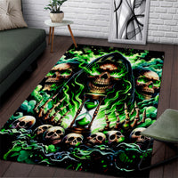 Witch Skull Area Rug Of Course I'm Going To Hell I'm Just Here To Pick You Up - Wonder Print Shop